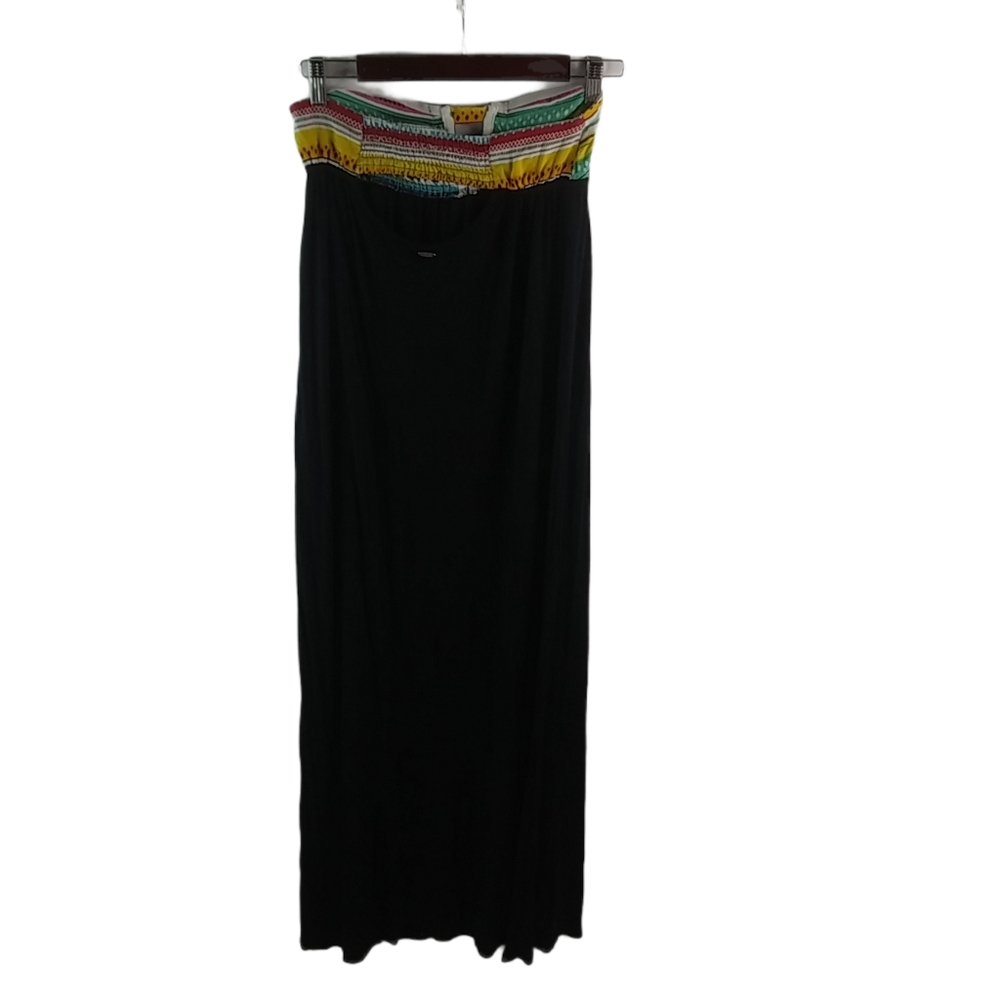 Rip Curl S Black Strapless Maxi Dress - image 7